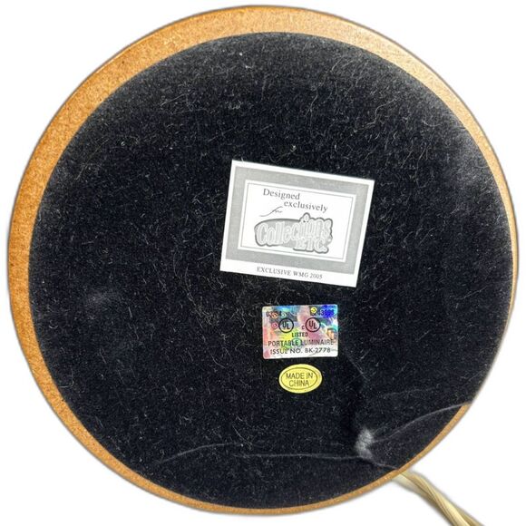 Collections Etc., Pink Vintage Victorian Ladies Boots & Hat Night Light Lamp - Picture 7 of 14